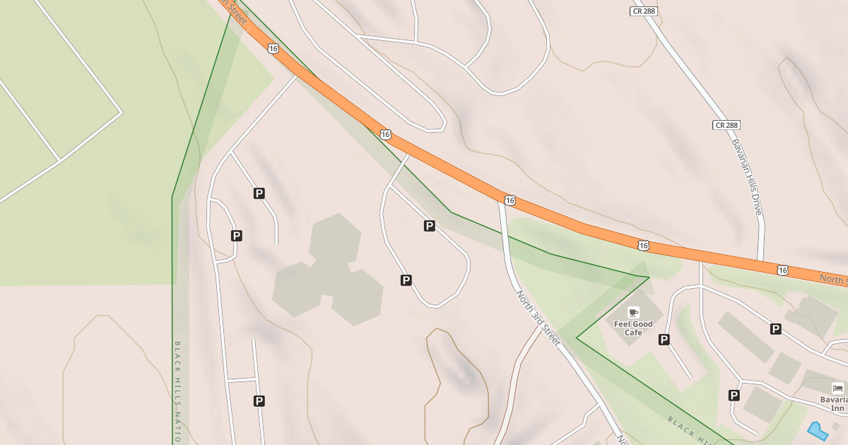 Map preview of CUSTER SO APPROACH