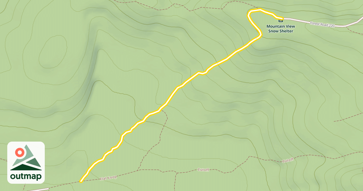 Map of Mountain View Loop