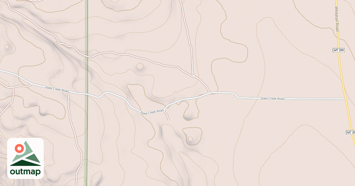 Map of HAY CREEK