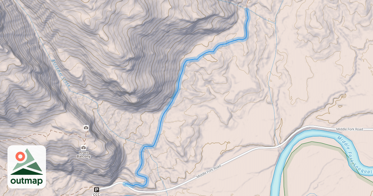Map of CCC Trail