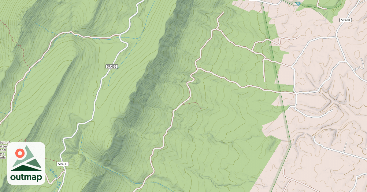 Map of PETERFISH GAP