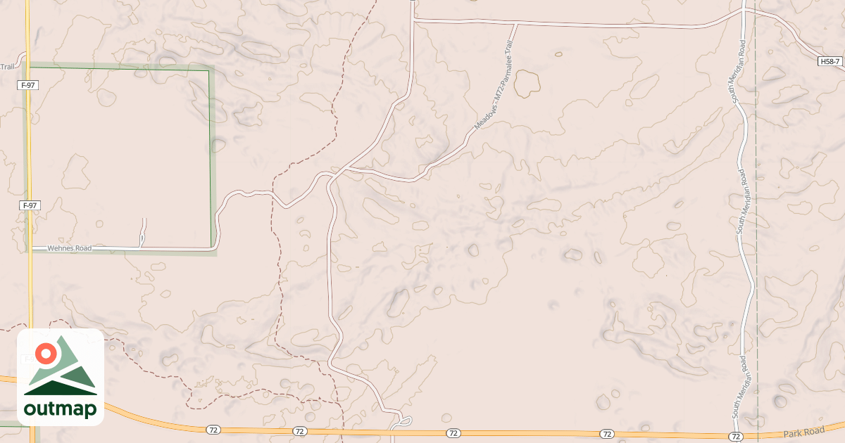 Map of MEADOWS - M72-PARMALEE TRAIL