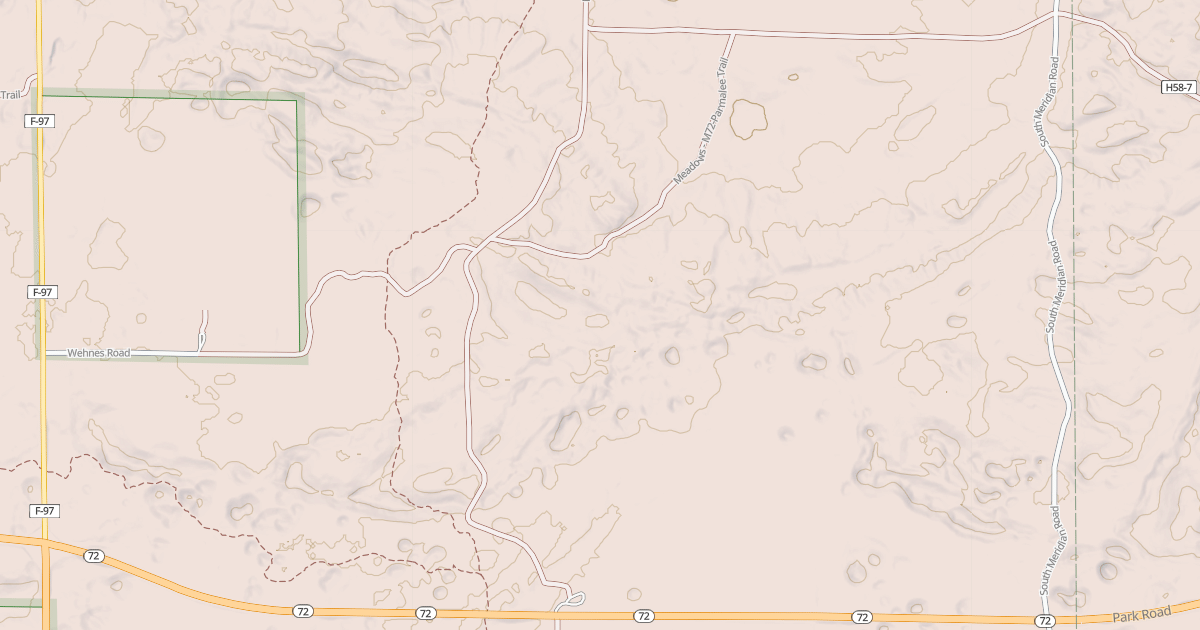 Map preview of MEADOWS - M72-PARMALEE TRAIL