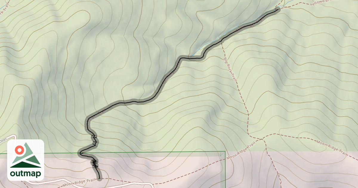 Map of Gunslinger Trail