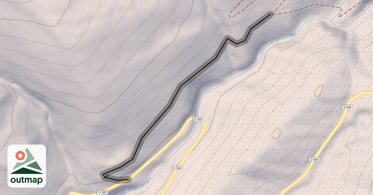 Map of Chemin de Dalosto