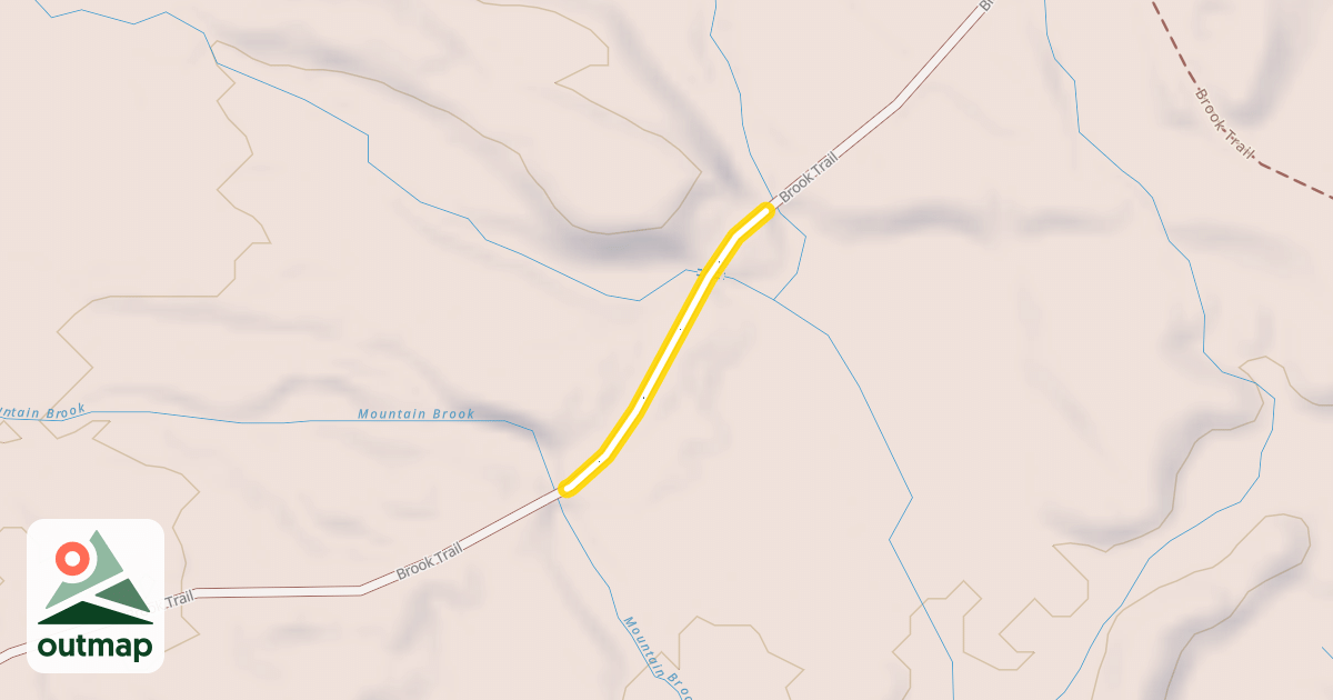 Map of Brook Trail