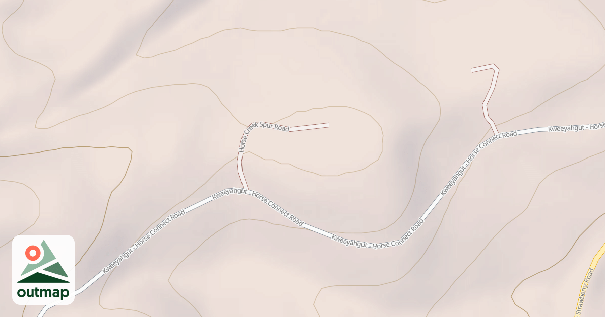 Map of HORSE CREEK SPUR