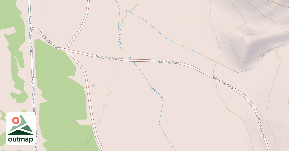 Map of PARK CREEK