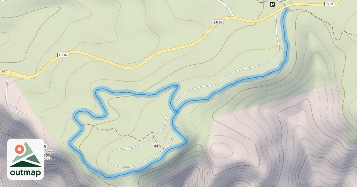 Map of Overlook Loop