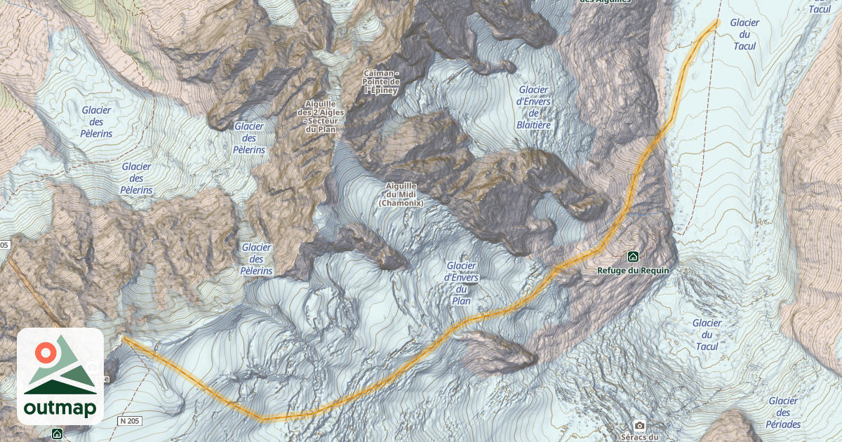 Map of Moyen Envers du Plan