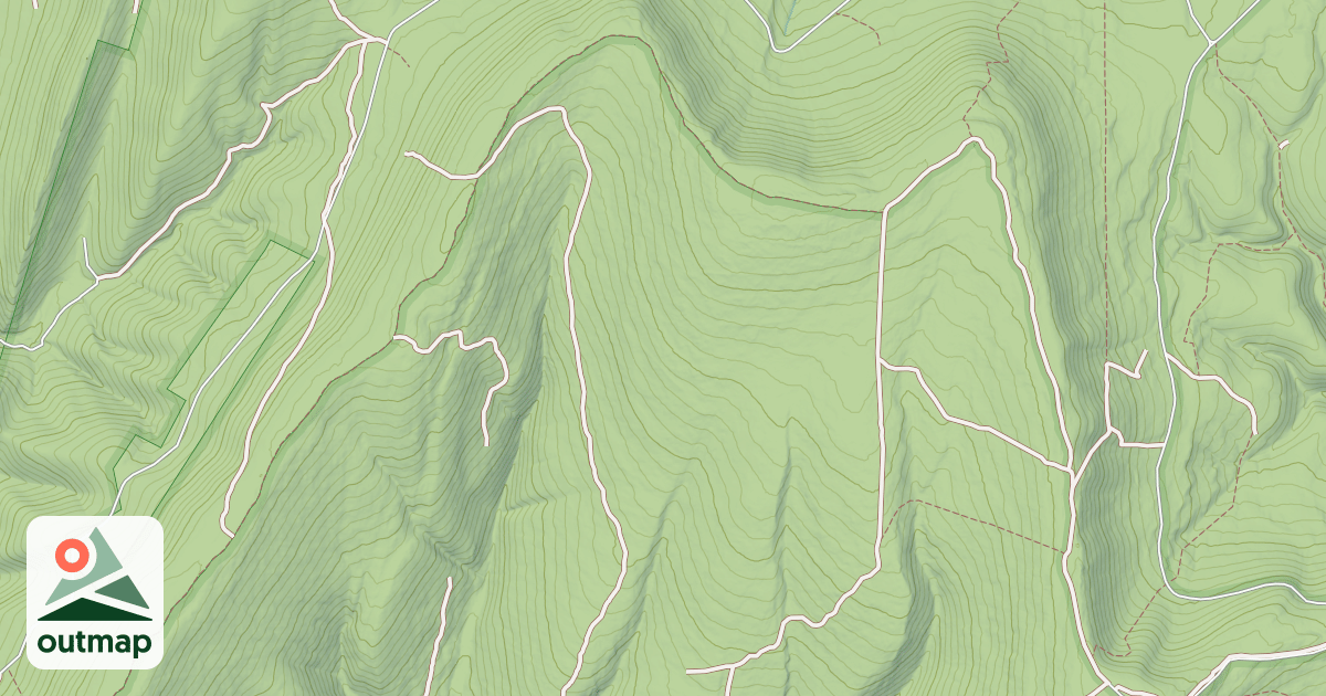 Map of Martin Hill Snowmobile Trails