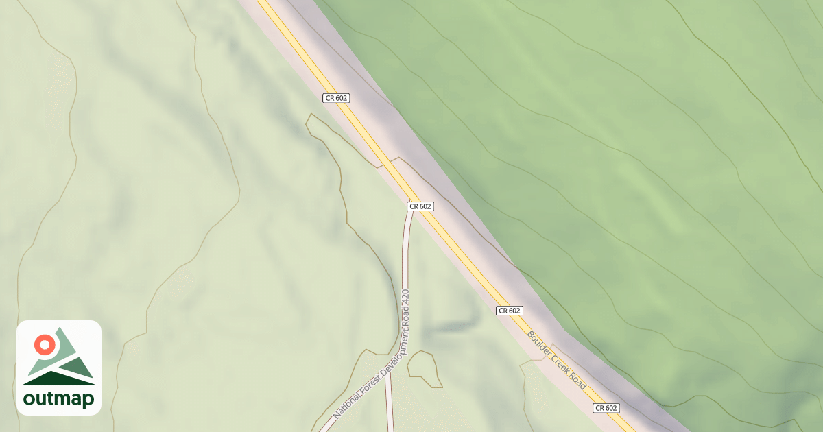 Map of UPPER BUTTE CREEK