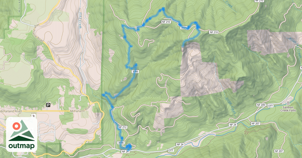 Map of Dead Mountain Trail