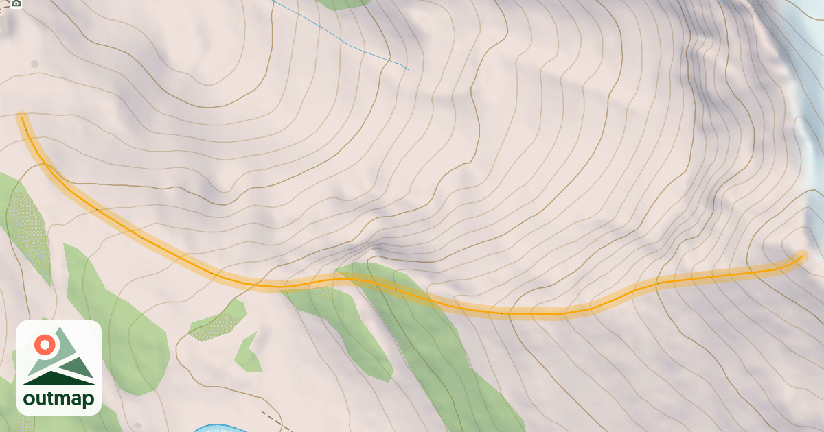 Map of Chainsaw Ridge