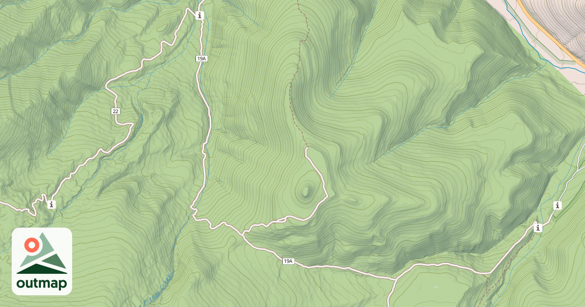 Map of ANGOSTURA CUTOFF