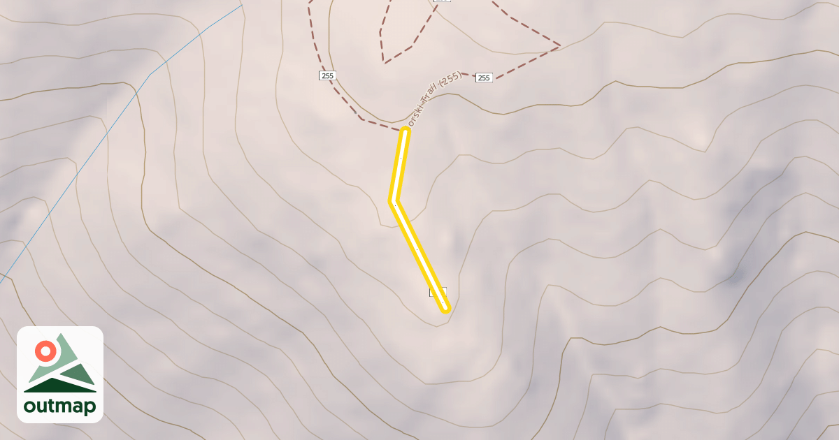 Map of Norski Trail (255)