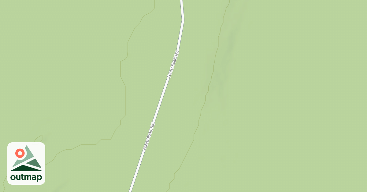 Map of FR 166M