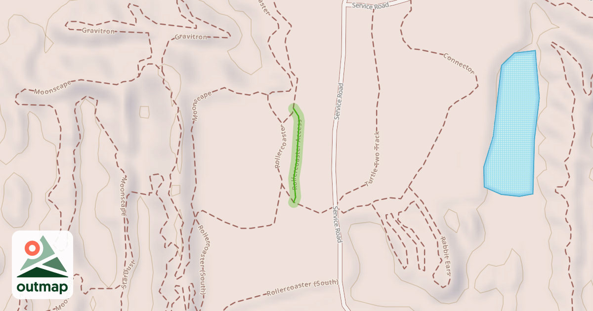 Map of Rollercoaster Access