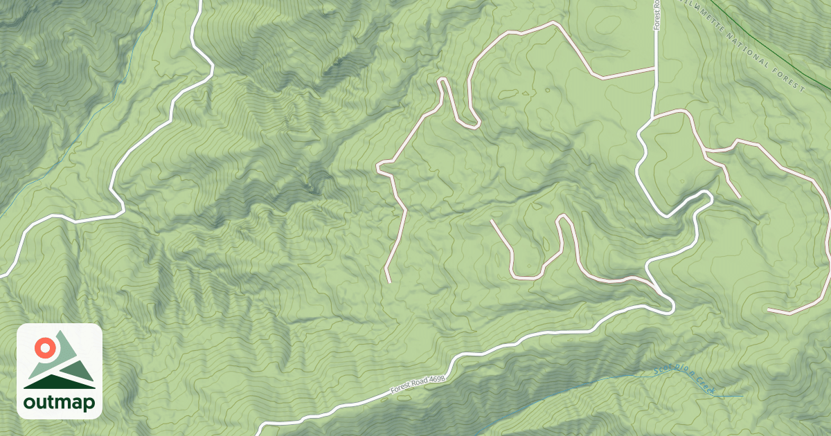 Map of USFS National Forest System Roads {C0330C35-3C1D-4156-AD0E-88DD37D7A3B9}