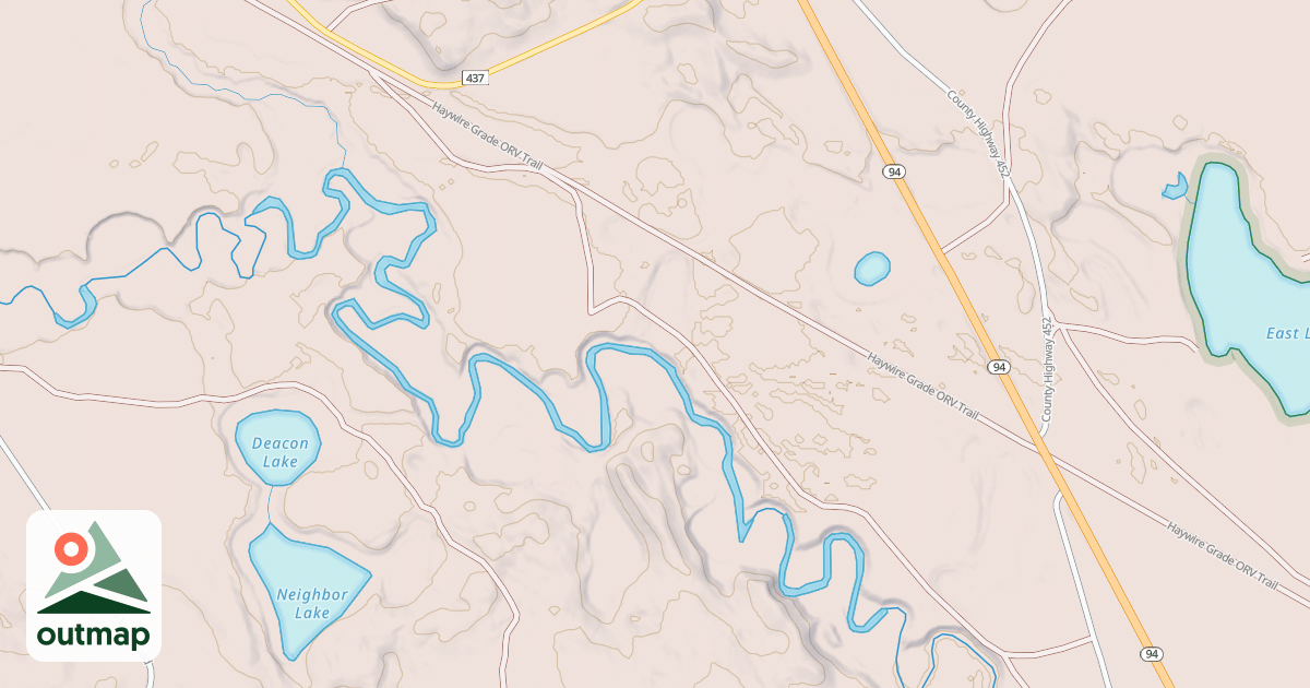 Map of RIVER BANK