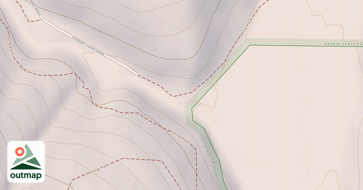 Map of Snowmobile Trail