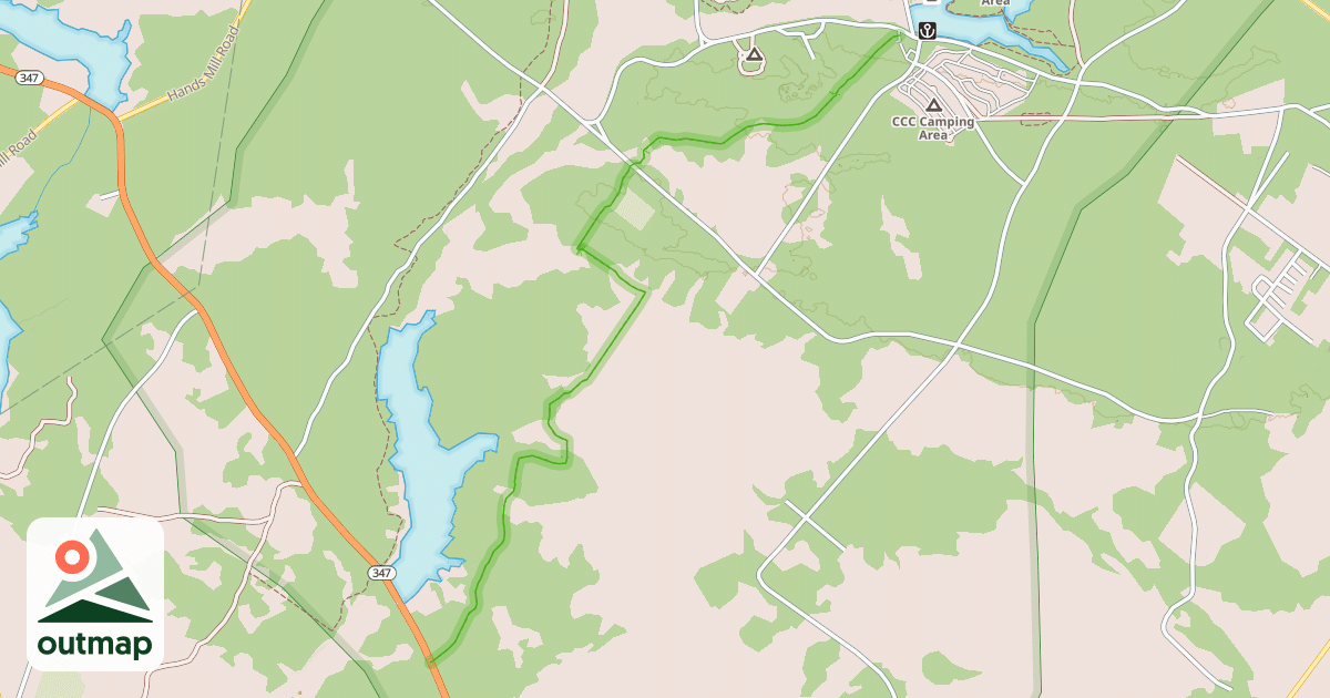 Map of East Creek Trail