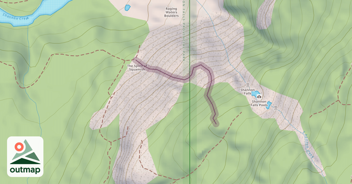 Map of The Spirit of Squamish