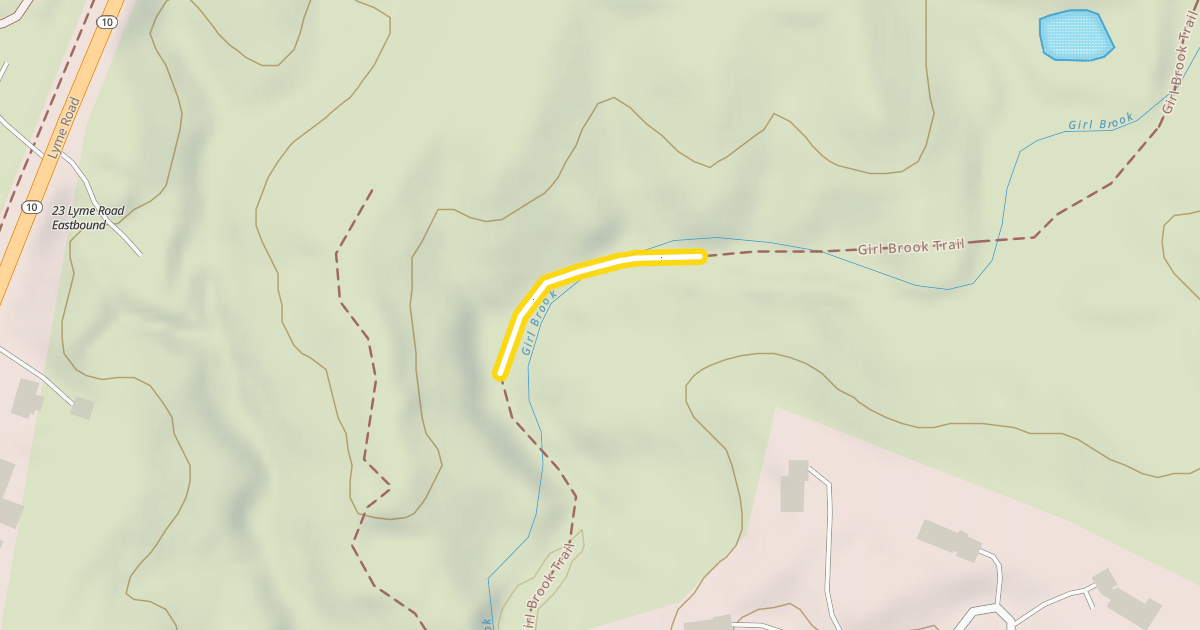 Map preview of Girl Brook Trail