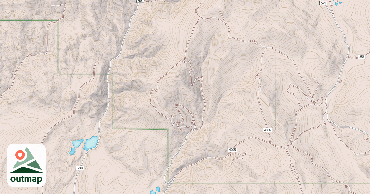 Map of Y FORK
