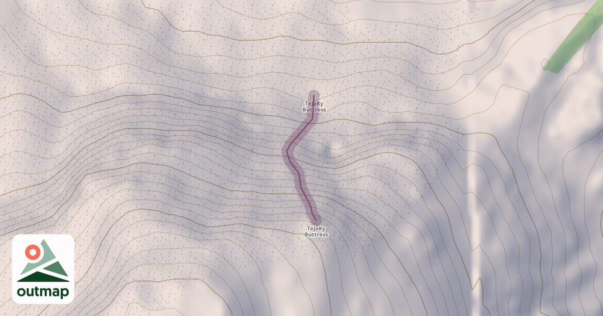 Map of TeJaKy Buttress
