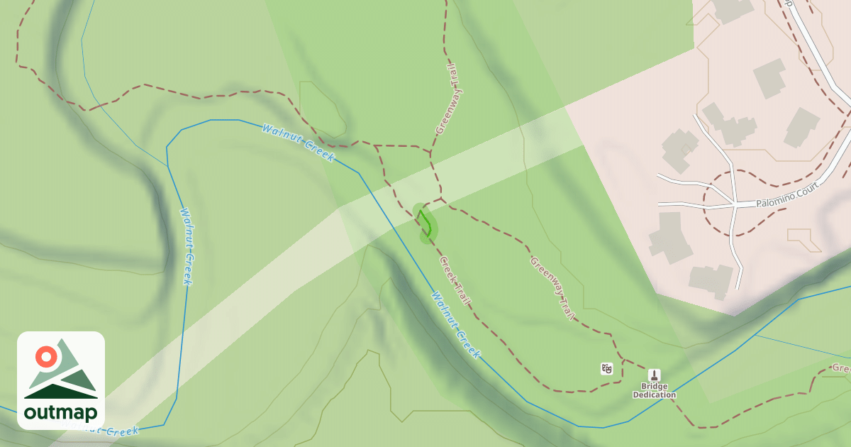 Map of Creek Trail