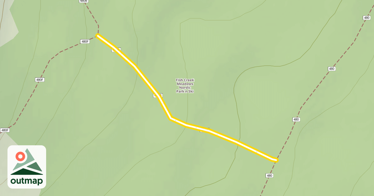 Map of Cabin Trail
