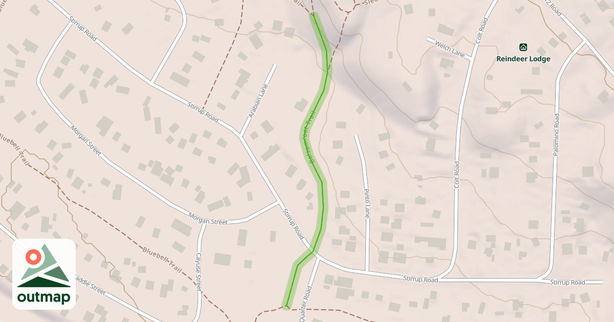 Map of Balsamroot Trail