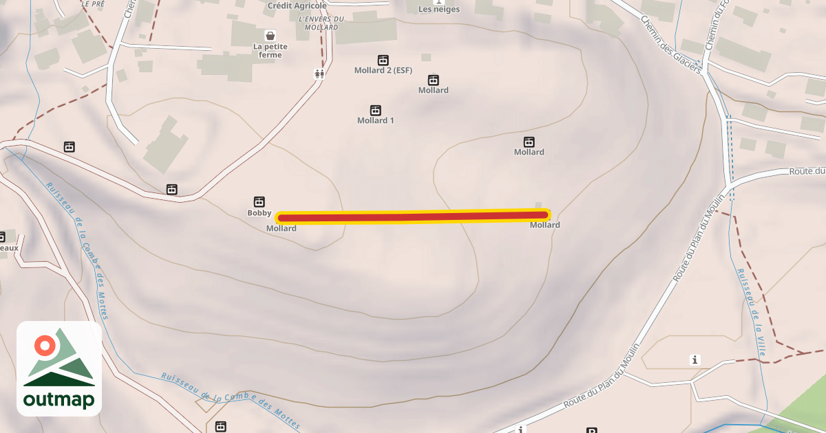 Map of Mollard