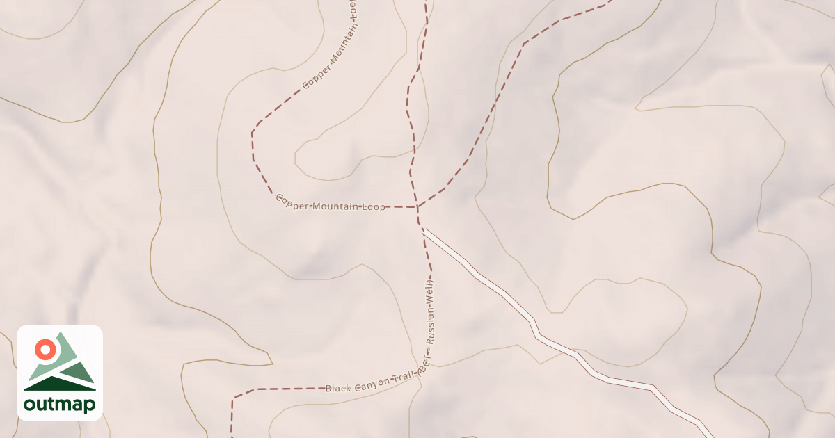Map of Black Canyon Trail