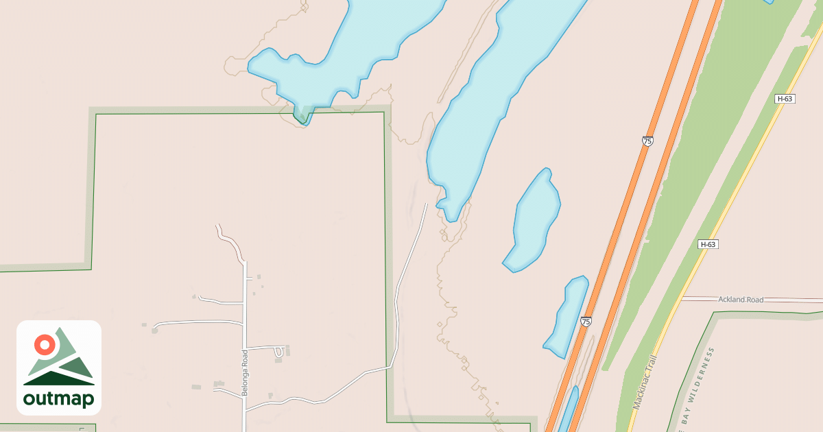 Map of CO RD 415 SPUR 3419