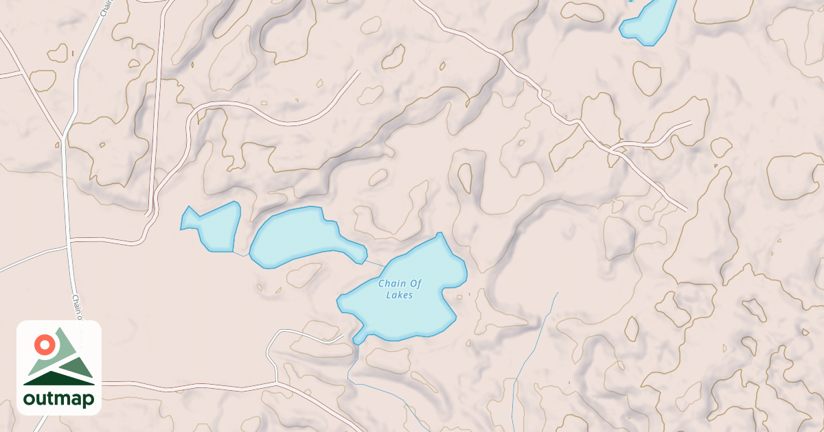 Map of Porterfield Lake Motorcycle Trail