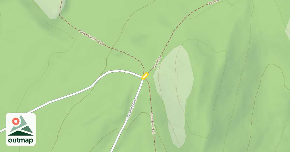 Map of Huckleberry Loop