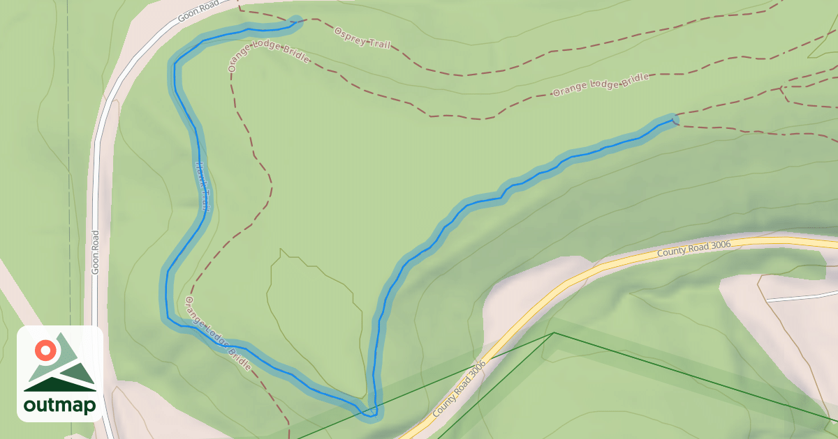 Map of Hawk Trail
