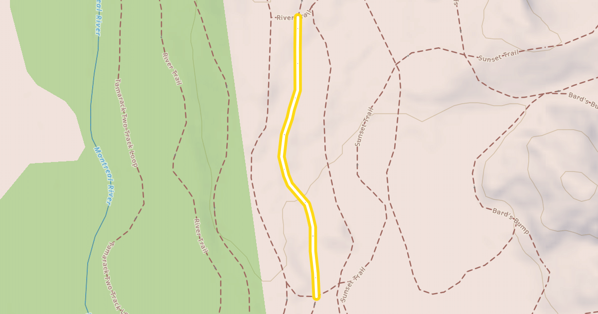 Map preview of Tamarack Two-Track Loop
