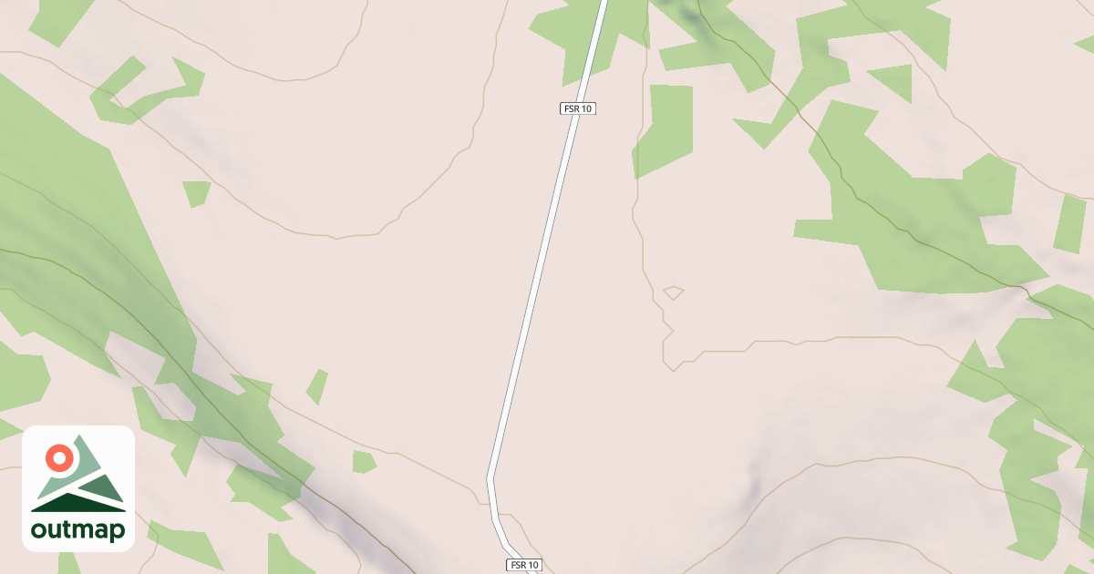 Map of HUNT MOUNTAIN
