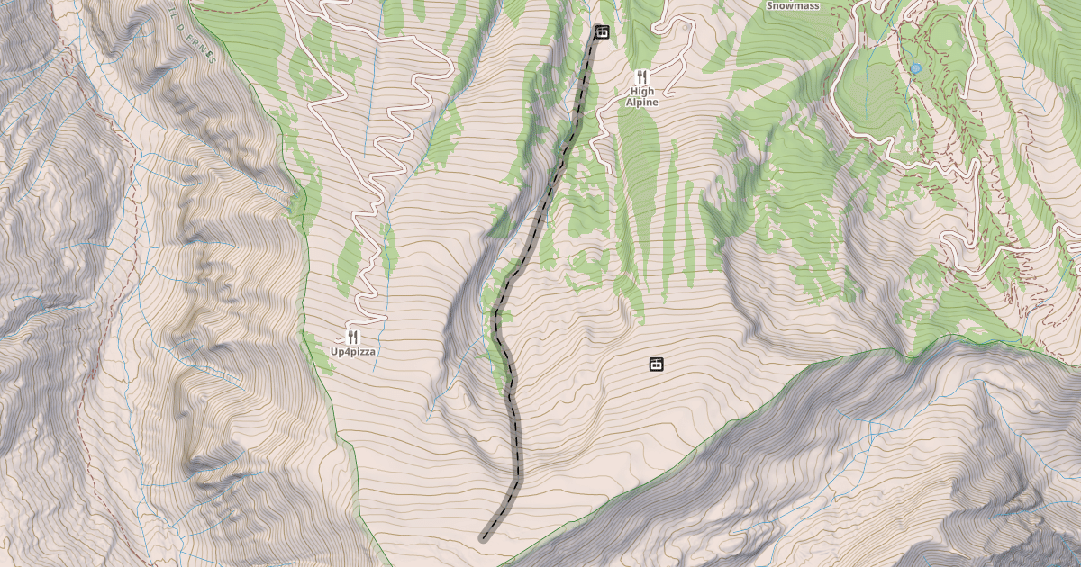 Map preview of Cirque Headwall