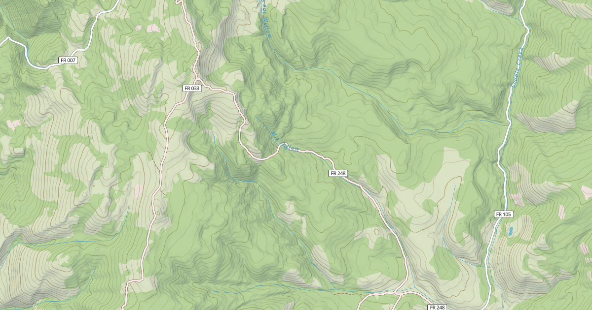 Map preview of MILL HOLLOW 4X4