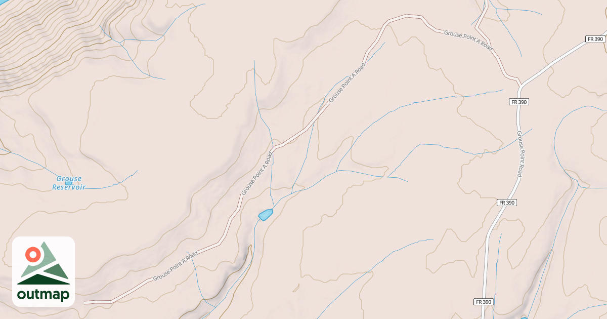 Map of GROUSE POINT A