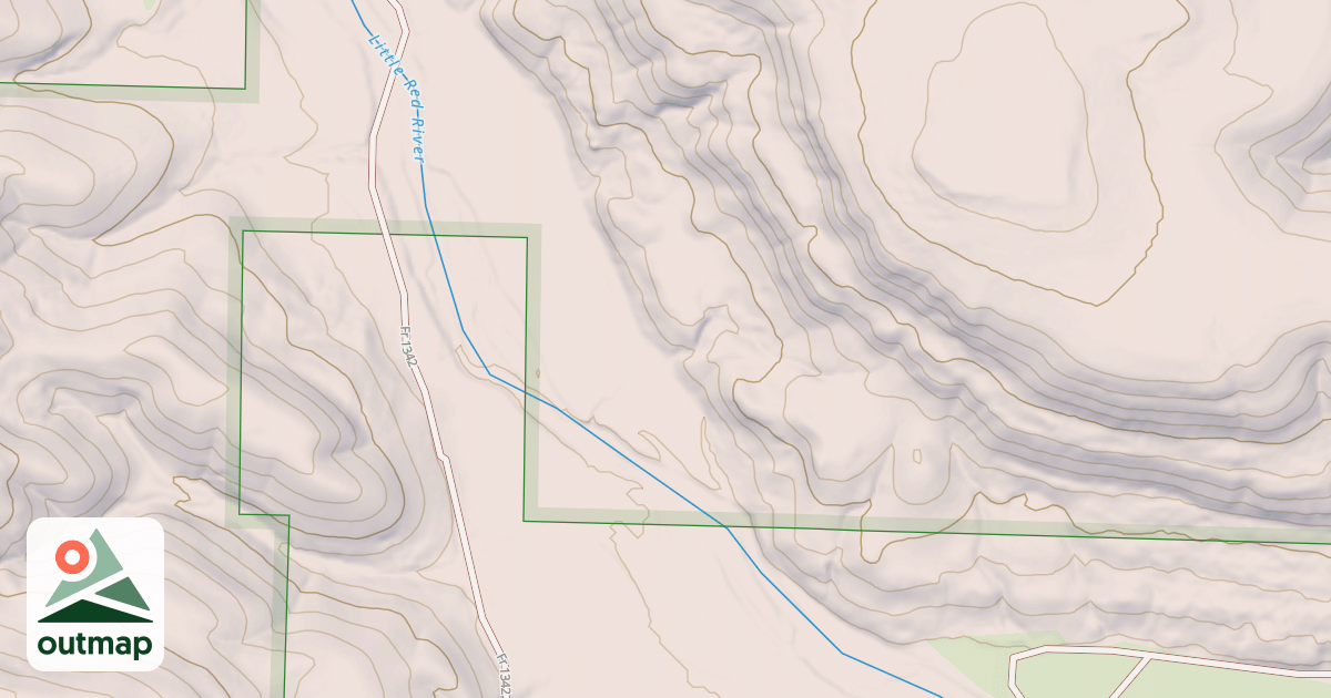 Map of USFS National Forest System Roads {F39795B0-8591-44D3-85E7-084045970F7F}