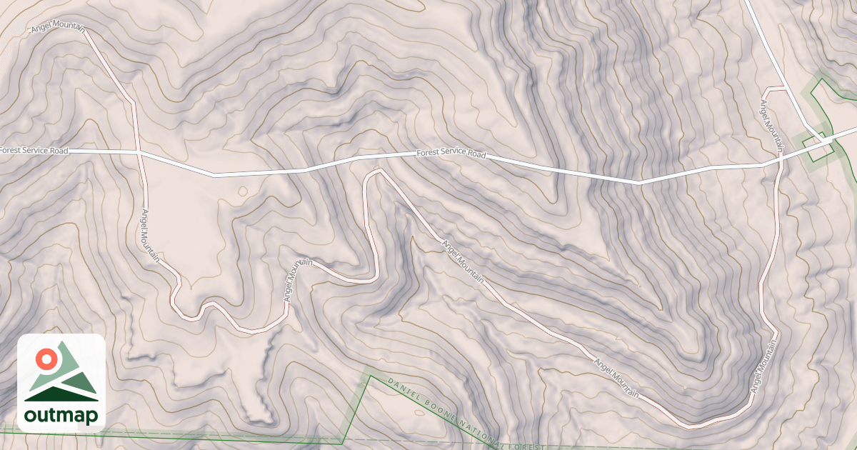 Map of ANGEL MTN