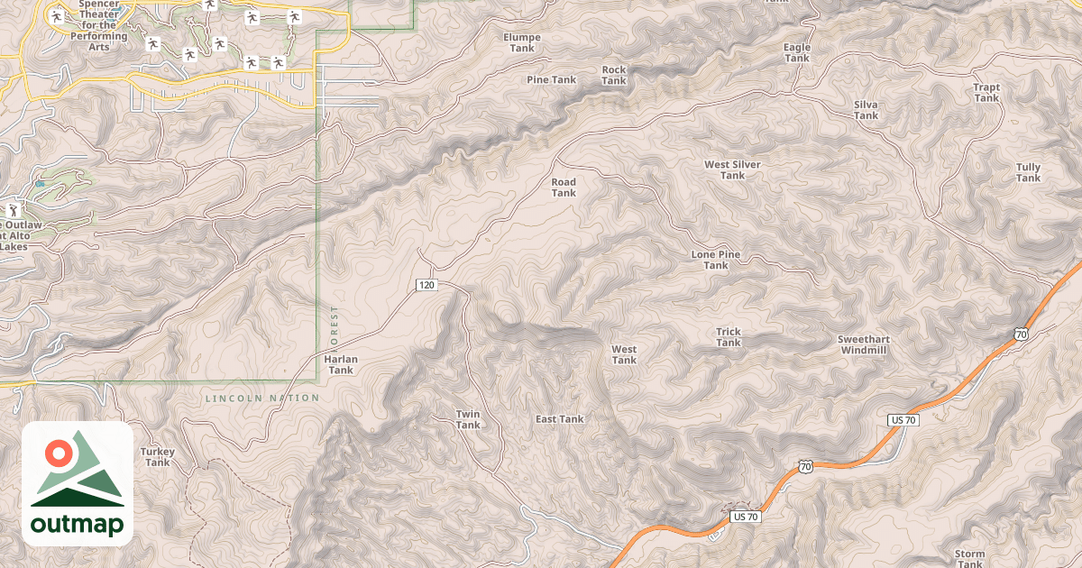 Map of EAGLE LAKES