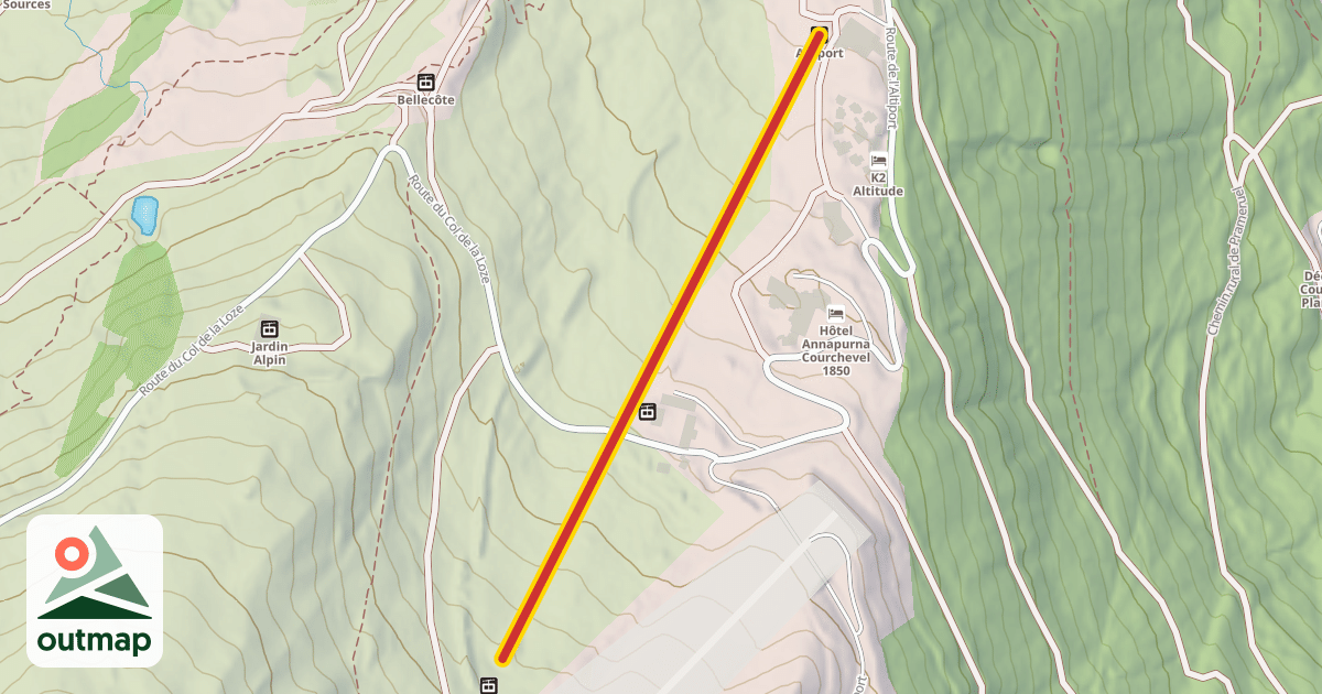 Map of Altiport