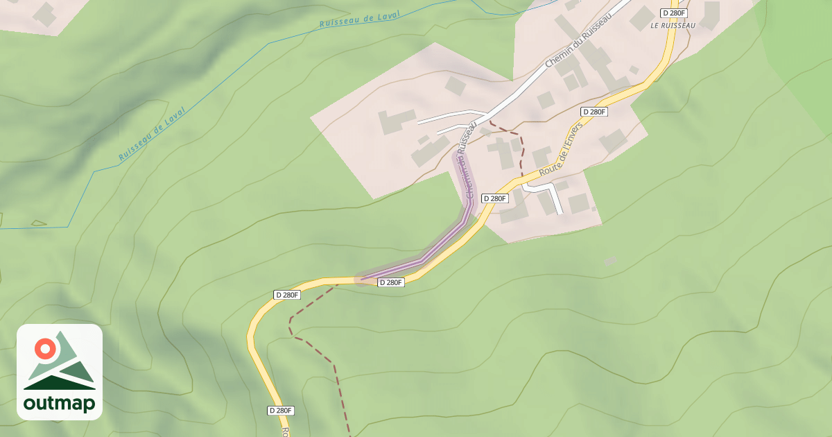 Map of Chemin du Ruisseau