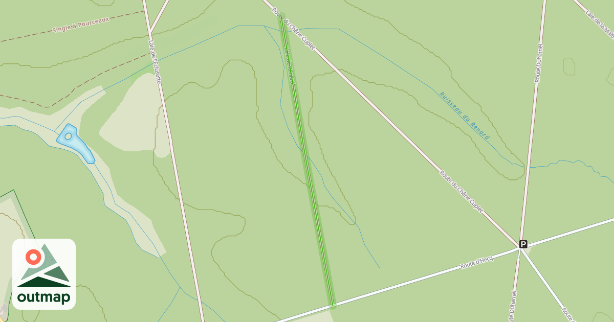 Map of Laie de Renard